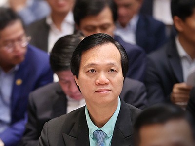 Ông Bùi Quang Anh Vũ - Tổng Giám đốc Công ty CP Phát triển Bất động sản Phát Đạt (PDR) tại hội nghị