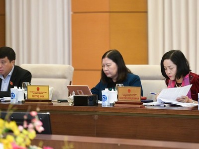 Phiên họp sáng 15/3 của Ủy ban Thường vụ Quốc hội.