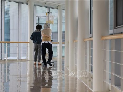 Bệnh nhân tại một bệnh viện ở Seoul, Hàn Quốc, ngày 25/2/2024. Ảnh minh họa: Yonhap/TTXVN