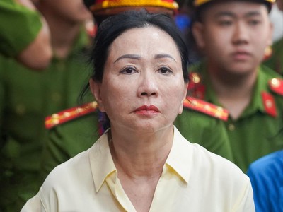 Bị cáo Trương Mỹ Lan tại toà.