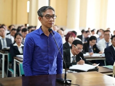 Bị cáo Hồ Bửu Phương tại toà