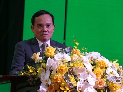  Phó thủ tướng Trần Lưu Quang phát biểu tại Hội nghị “Công bố Quy hoạch và xúc tiến đầu tư tỉnh Đắk Nông năm 2024”.