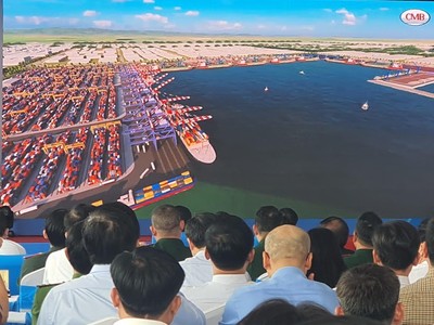 Khu bến cảng Mỹ Thuỷ là dự án trọng điểm của tỉnh Quảng Trị.