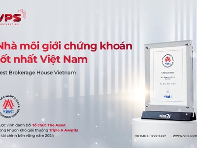 VPS đạt giải thưởng “Nhà môi giới chứng khoán tốt nhất Việt Nam 2024”