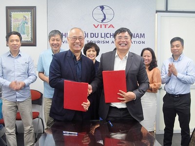 Ông Vũ Thế Bình và ông Nguyễn Anh Tuấn chủ trì buổi làm việc.