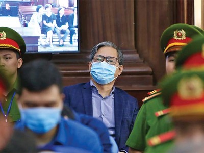 Bị cáo Nguyễn Cao Trí tại phiên tòa