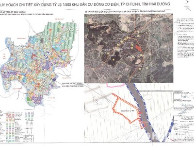 Quy hoạch chi tiết dự án đầu tư xây dựng khu dân cư Đồng Cơ Điện.