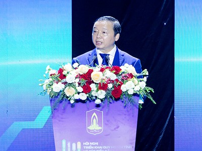 Phó thủ tướng Trần Hồng Hà phát biểu chỉ đạo tại hội nghị công bố quy hoạch tỉnh Bà Rịa- Vũng Tàu thời kỳ 2021-2030