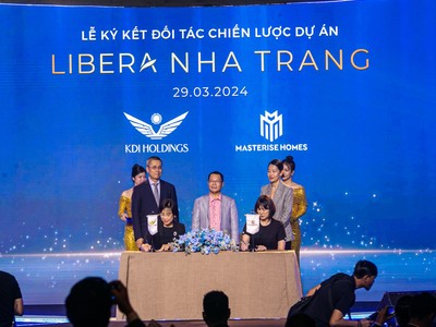 KDI Holdings và Masterise Homes ký kết đồng hành thương hiệu phát triển căn hộ Flex Home thuộc đô thị biển Libera Nha Trang