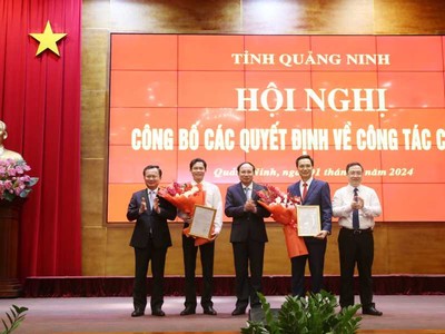 Quảng Ninh công bố quyết định điều động nhiều cán bộ chủ chốt