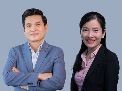 Ông Robert Trọng Trần, Phó tổng giám đốc, Công ty TNHH Dịch vụ An toàn Thông tin EY Việt Nam và bà Trần Thị Cẩm Thạch, Chủ nhiệm Cấp cao, Công ty Luật TNHH EY Việt Nam