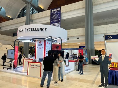 Doanh nghiệp Đài Loan tham gia trưng bày bên lề khuôn khổ Diễn đàn.