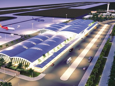 Phối cảnh sân bay Phan Thiết (Bình Thuận)