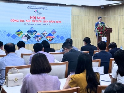 Ông Hồ An Phong, Thứ trưởng Bộ Văn hóa, Thể thao và Du lịch cho rằng, hoạt động quảng bá, xúc tiến du lịch như một dòng chảy không ngừng. (Ảnh: Hồng Hạnh)