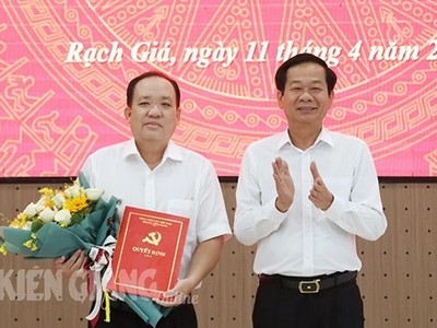Thành phố Rạch Giá (Kiên Giang) có tân Bí thư Thành ủy