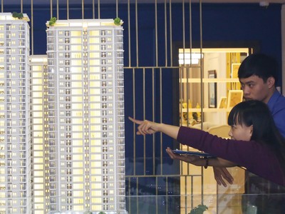 Giá chung cư Hà Nội tăng phi mã từ đầu năm tới nay. Ảnh: Dũng Minh 