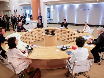 Quang cảnh Hội nghị Ngoại trưởng G7 ở đảo Capri, Italy ngày 18/4/2024. Ảnh: AFP/TTXVN