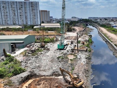 Một dự án do nhà thầu Thuận An thi công tại TP.HCM.