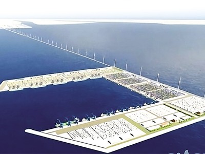 Phối cảnh cảng biển Trần Đề.