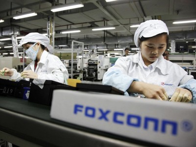 Foxconn hiện là nhà sản xuất thiết bị điện tử theo hợp đồng lớn nhất thế giới. Ảnh: AFP