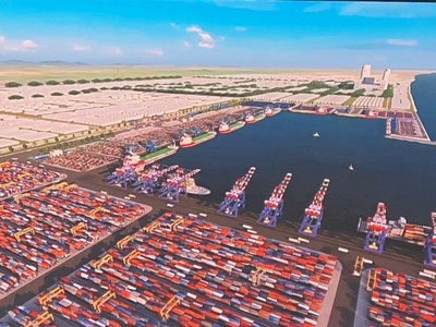 Phối cảnh Dự án Khu bến cảng Mỹ Thuỷ.