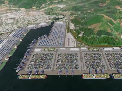 Phối cảng cảng Liên Chiểu.