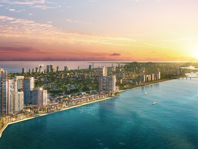 Phối cảnh minh họa quần thể Sun Symphony Residence. Ảnh Sun Property