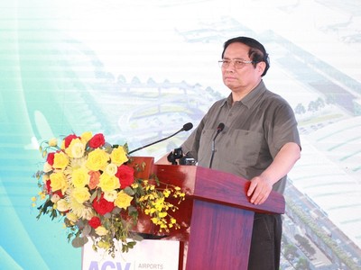 Thủ tướng Phạm Minh Chính phát lệnh khởi công Dự án.