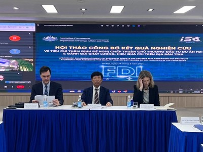 Hai bộ tiêu chí về thẩm định và giám sát, đánh giá dự án FDI đã chính thức được công bố.