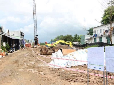 Thi công Dự án đầu tư xây dựng tuyến nối Quốc lộ 91 và tuyến tránh TP. Long Xuyên.