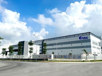 Amkor đang vận hành nhà máy quy mô lớn nhất của hãng tại Bắc Ninh. Ảnh: Amkor