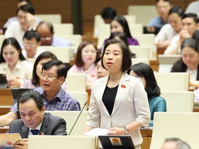 Đại biểu Phạm Thị Thanh Mai (Hà Nội).