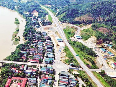 Một đoạn cao tốc Hà Nội - Lào Cai. Ảnh: Đức Thanh