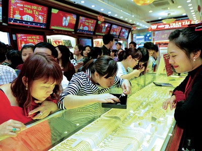 Nhu cầu vàng trang sức của người dân vẫn rất cao 