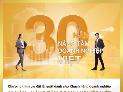 Lãi suất tri ân hướng tới phát triển bền vững