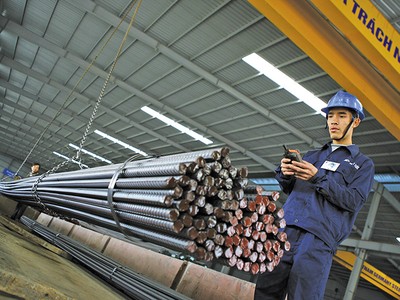 Chỉ số Sản xuất công nghiệp 5 tháng đầu năm tăng 6,8%. Ảnh: Dũng Minh