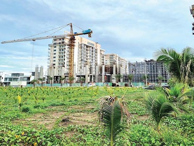 Công trình xây dựng của Công ty Allgreen - Vượng Thành - Trùng Dương. Ảnh: Gia Huy