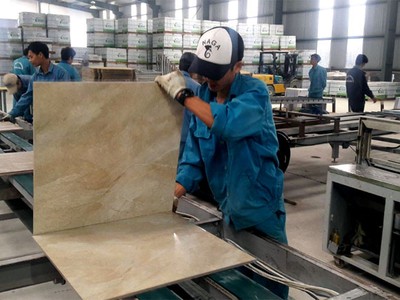 Cả nước có 83 nhà máy sản xuất gạch ốp lát, tổng mức đầu tư các nhà máy này khoảng 4 tỷ USD.
