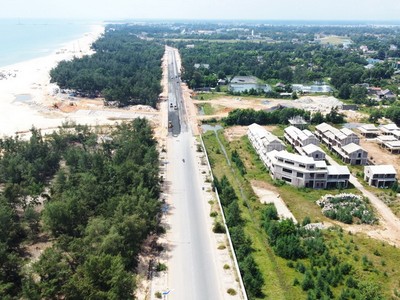 Quảng Trị hiện nay đang triển khai nhiều dự án trọng điểm mang tính động lực. Ảnh: Ngọc Tân