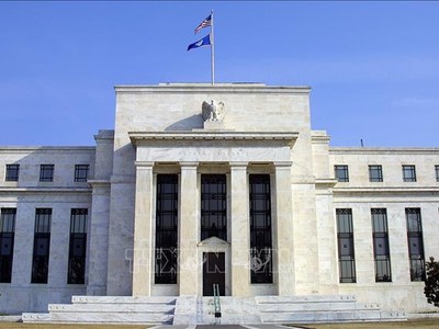 Trụ sở Ngân hàng Dự trữ liên bang Mỹ (FED) ở Washington, DC. Ảnh: AFP/TTXVN