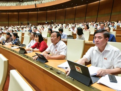 447 đại biểu tán thành thông qua Luật Đường bộ.