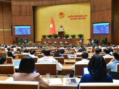 Quốc hội đã biểu quyết thông qua Luật Thủ đô (sửa đổi) trong phiên họp sáng 28/6 