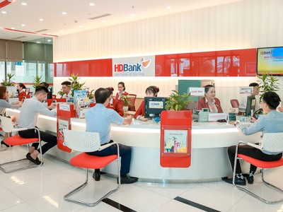 HDBank (HDB) chốt quyền chia cổ tức bằng tiền và cổ phiếu tổng tỷ lệ 30%