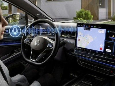 Người lái xe sẽ tương tác với ChatGPT hoạt động thông qua trợ lý giọng nói IDA. Ảnh: Volkswagen