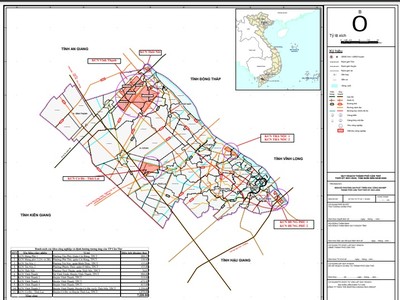 Phạm vi lập quy hoạch Khu công nghiệp Vĩnh Thạnh (Giai đoạn 2) tại xã Vĩnh Trinh và xã Vĩnh Bình, huyện Vĩnh Thạnh, TP. Cần Thơ
