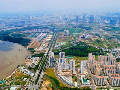 Khu đô thị mới Thủ Thiêm (Ảnh: Lê Toàn)