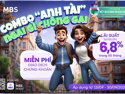 Chứng khoán MB (MBS) tung gói ưu đãi “khủng” cho nhà đầu tư trẻ