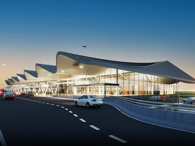 Phối cảnh Nhà ga hành khách T2 Sân bay Đồng Hới.