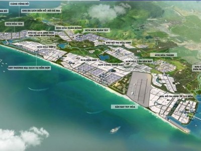 Phú Yên phê duyệt quy hoạch Khu công nghiệp Hòa Tâm có quy mô 1.115 ha