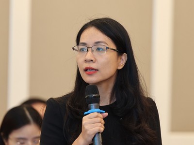 Bà Nguyễn Linh Phương - Phó Vụ trưởng Vụ Chính sách tiền tệ NHNN. 